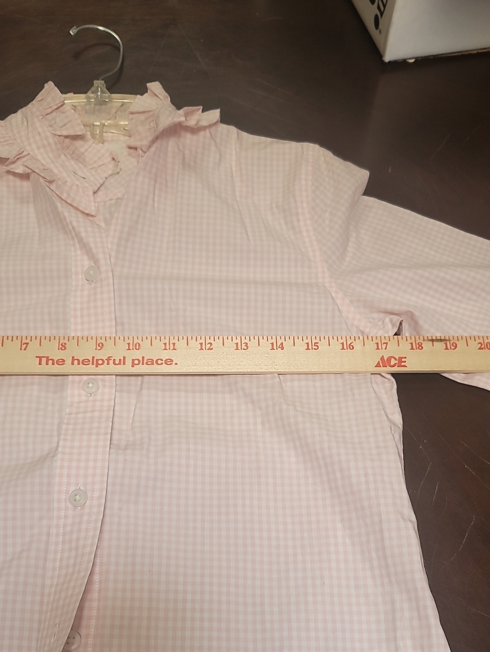 J.Crew|Ruffle Collar Women's Button-Up Shirt EUC - Picture 4 of 8